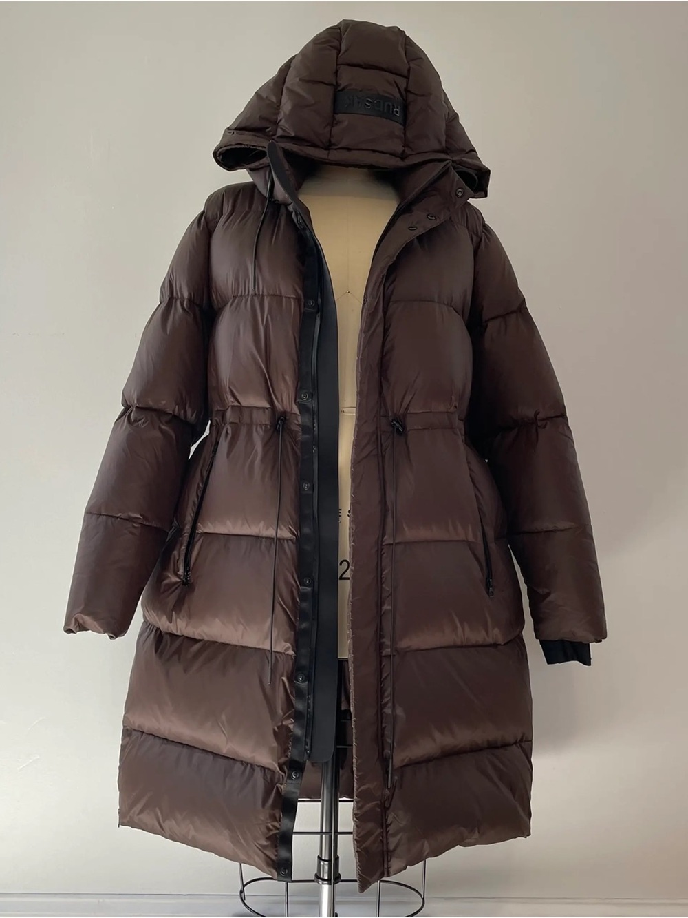 NWT RUDSAK Malo Limited Edition Puffer Jacket in Dark Brown
